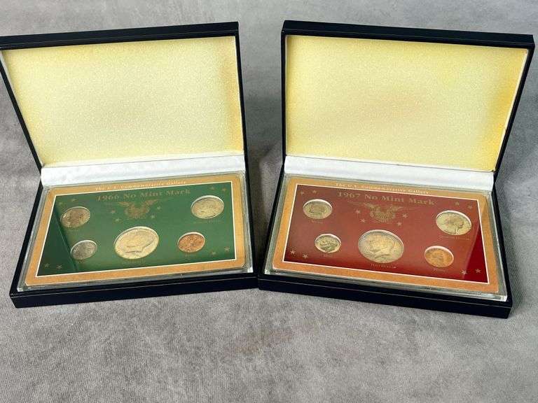 1966 & 1967 No Mint Mark Collections - Kaufman Realty & Auctions