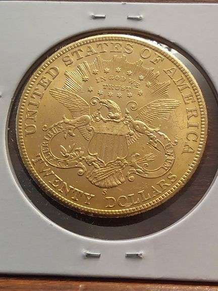 1900S $20. LIBERTY HEAD GOLD NICE BU