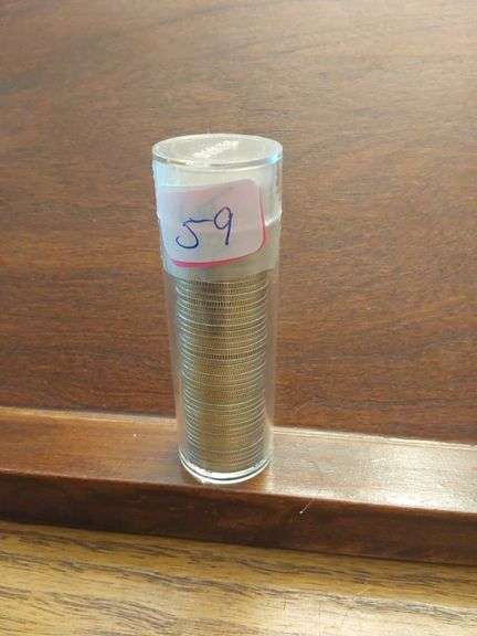 ROLL OF 50 MERCURY DIMES