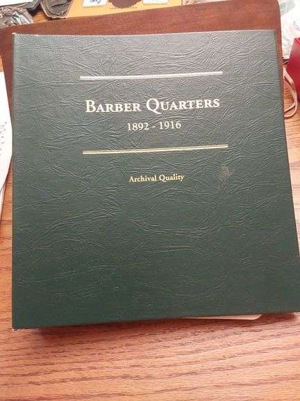 PARTIAL SET OF BARBER QUARTERS 61 DIFFERENT AVE. CIRC. - VG