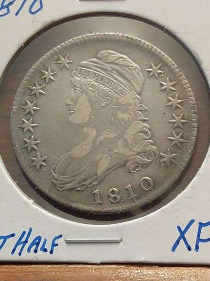 1810 BUST HALF XF