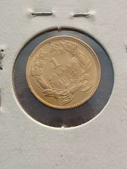 1856 $1. GOLD PIECE