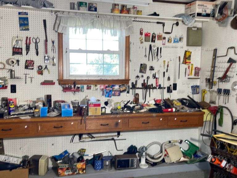 Contents of Wall and Workbench