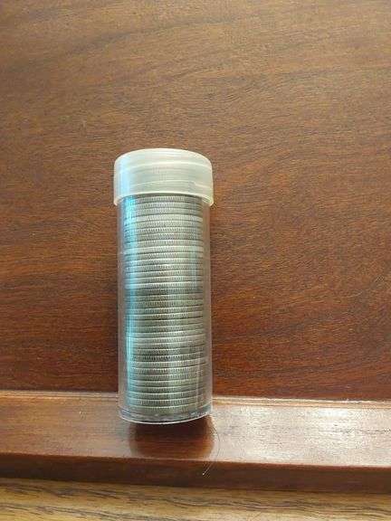 ROLL OF 40 SILVER WASHINGTON QUARTERS