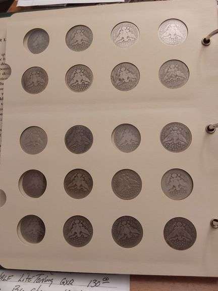 PARTIAL SET OF BARBER QUARTERS 61 DIFFERENT AVE. CIRC. - VG