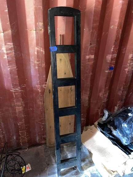 Wooden Ironing Board and Room Divider (missing panes)
