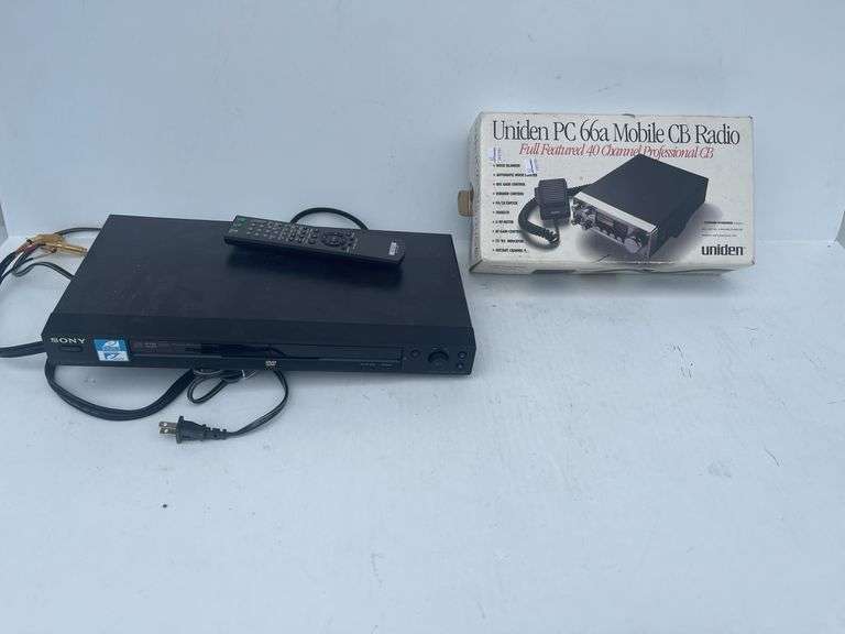 CB Radio and DVD Player