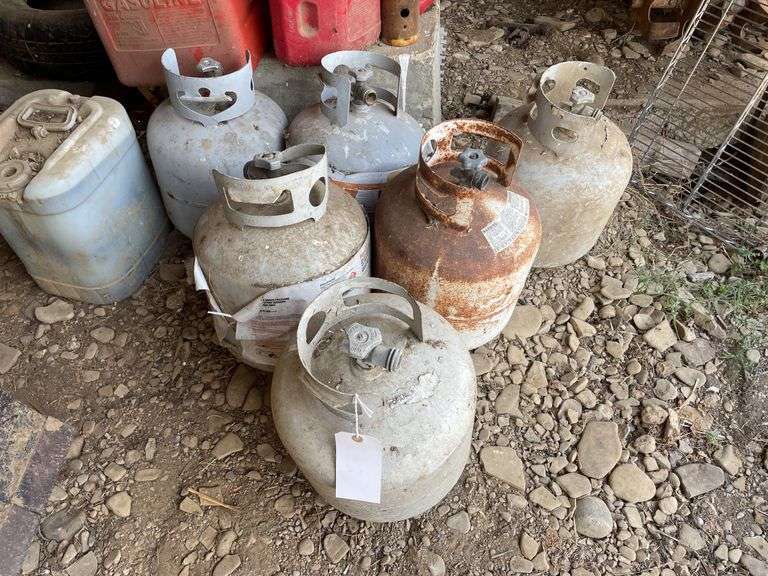 Six Propane Tanks
