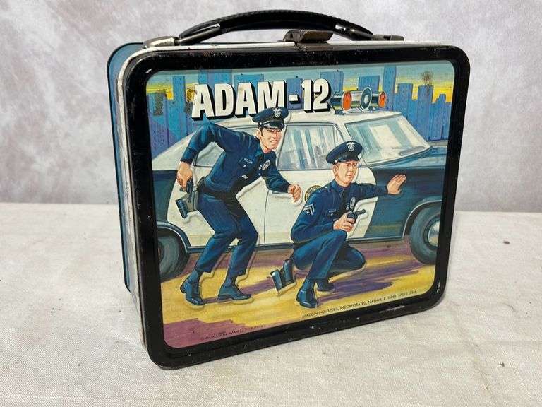 ADAM ヴィンテージ　セット Helmstetter N Kobayashi Vintage Adam - 12 metal lunchbox - Kaufman Realty & Auctions
