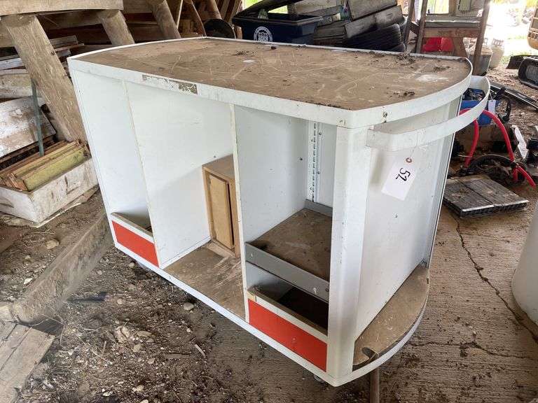 Large Metal Rolling Cart