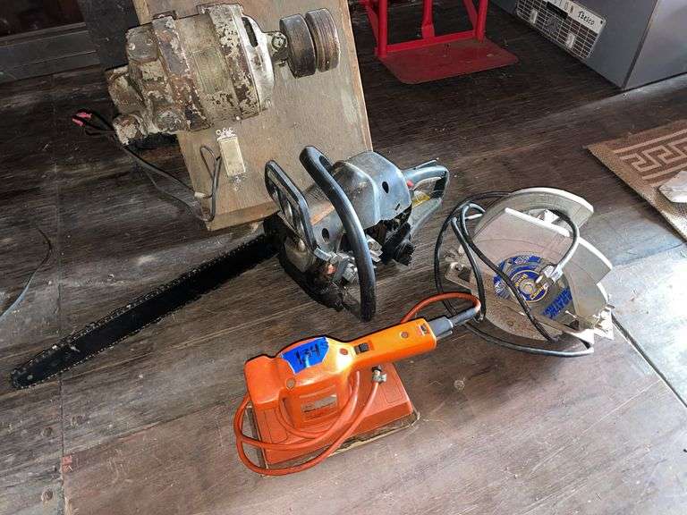 Chain Saw, Sander, Circular Saw