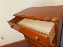 Lea Line Leads 5 Drawer Chest of Drawers - Kaufman Realty & Auctions