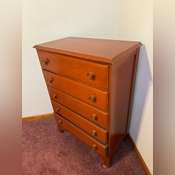 Lea Line Leads 5 Drawer Chest of Drawers - Kaufman Realty & Auctions