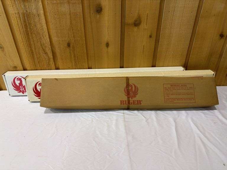 (3) Ruger Gun Boxes