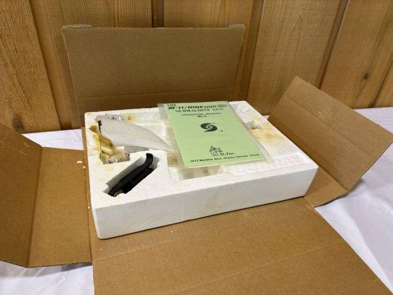 The M-11/ NINEmm Sub Machine Gun box