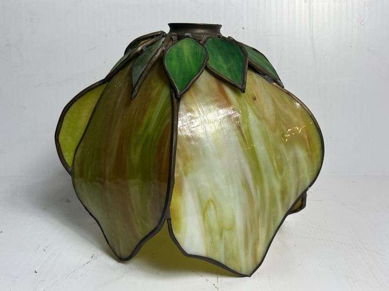 Slag Glass Lamp Shade