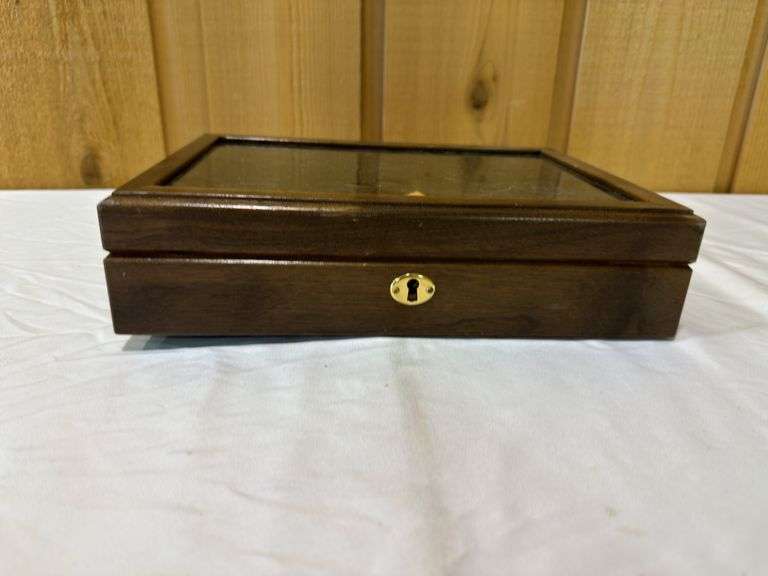 Kimber K6s First Edition Wooden Gun Case with Glass Lid