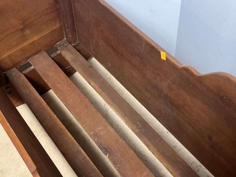 Walnut Amish Made Baby Cradle