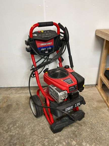 Troy-Bilt 2700 PSI Pressure Washer - Kaufman Realty & Auctions