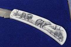 1994 CASE XX BLACK BEAR COMMEMORATIVE KNIFE & ZIPPO SET - Kaufman