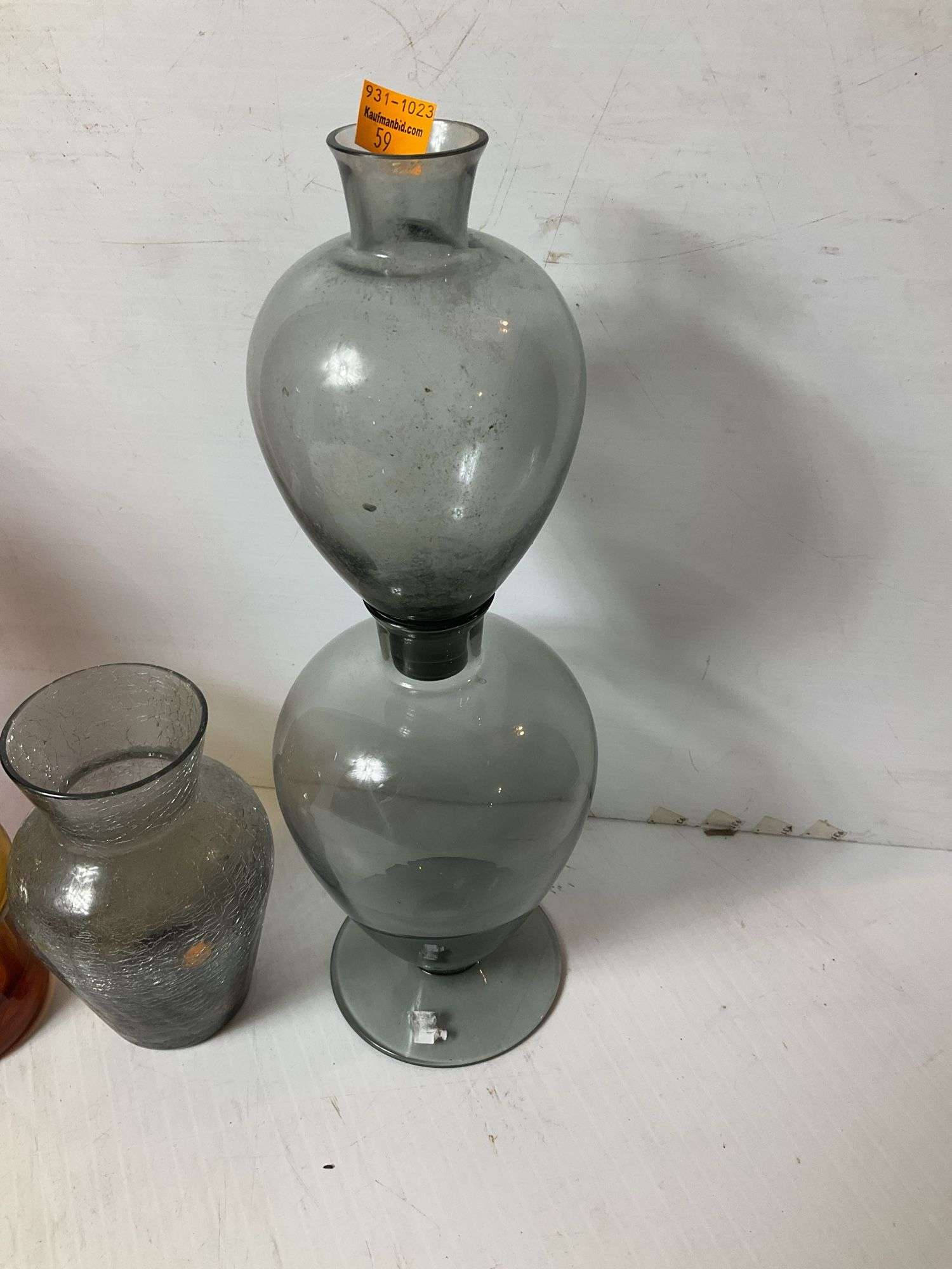 Blenko Vases, Crackle Glass Vase