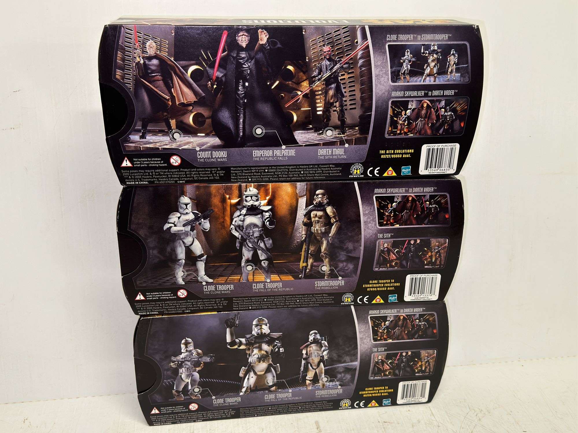 3 Star Wars Evolutions Action Figures - Kaufman Realty & Auctions