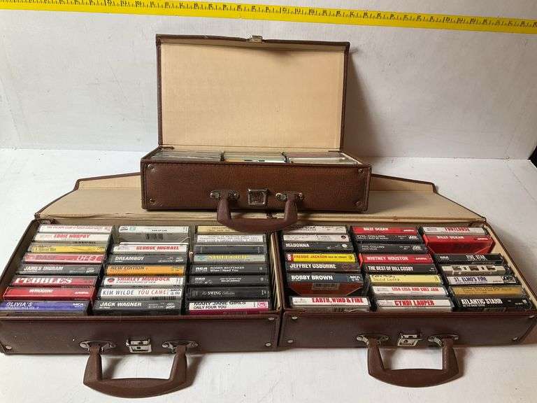 3 Cases of Assorted Cassette Tapes