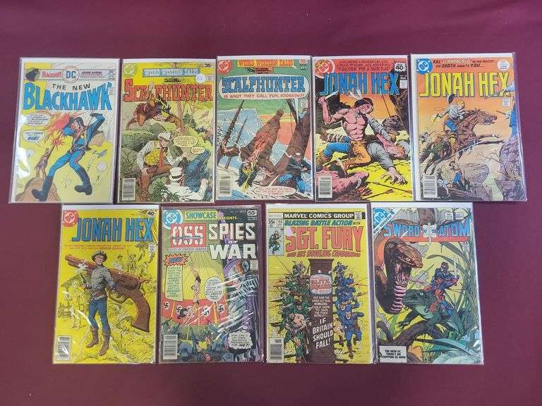 9) DC & Marvel Comics/ includes Weird Western Tales, Jonah Hex 