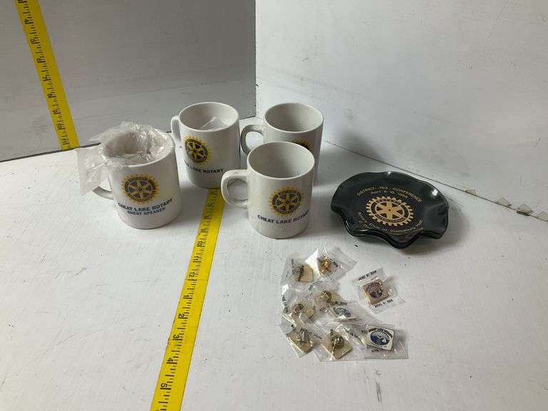 Assortment of Cheat Lake Rotary Items