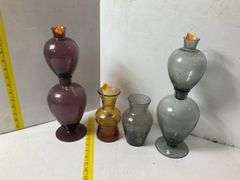 Blenko Vases, Crackle Glass Vase