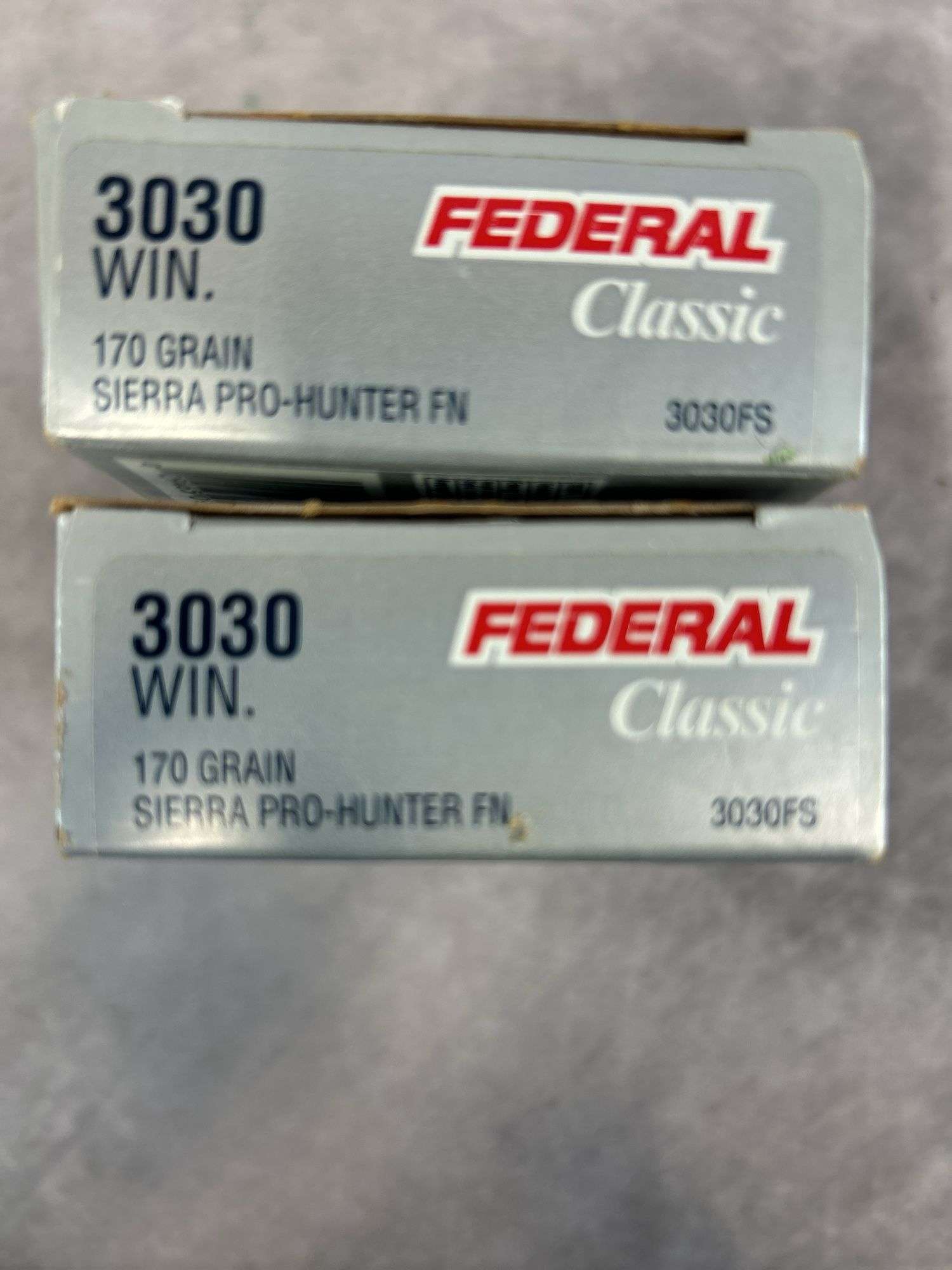 (2) Full Boxes of Federal 30-30 Win. - 170 Grain