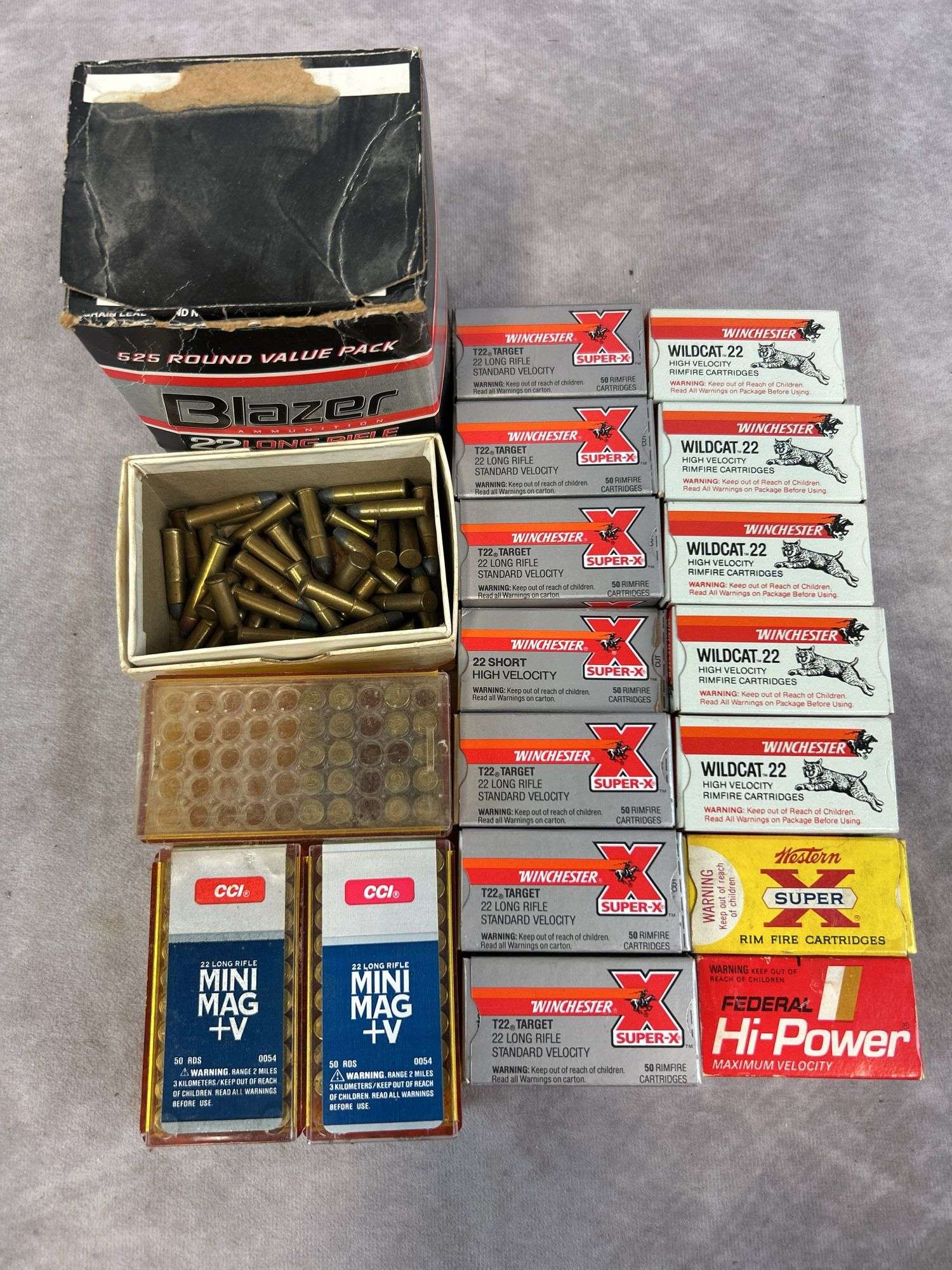(650+) Rounds of Misc. 22 Ammo