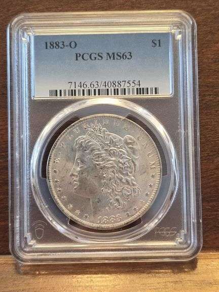 1883O MORGAN DOLLAR PCGS MS63