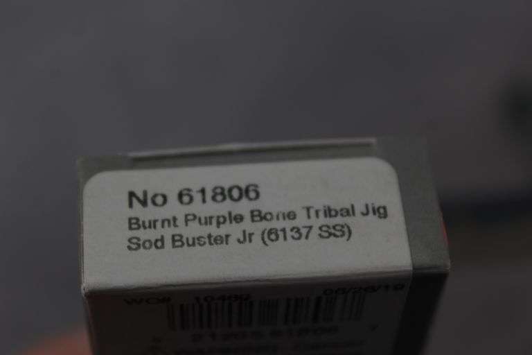 2019 CASE SOD BUSTER JR BURNT PURPLE BONE TRIBAL JIG 6137