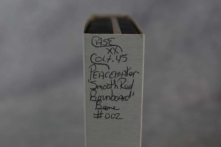 2015 CASE TRAPPER SMOOTH RED BARNBOARD JIG COLT .45 6254