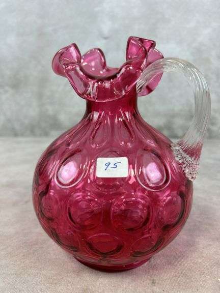 Fenton Cranberry 6.5" Pitcher