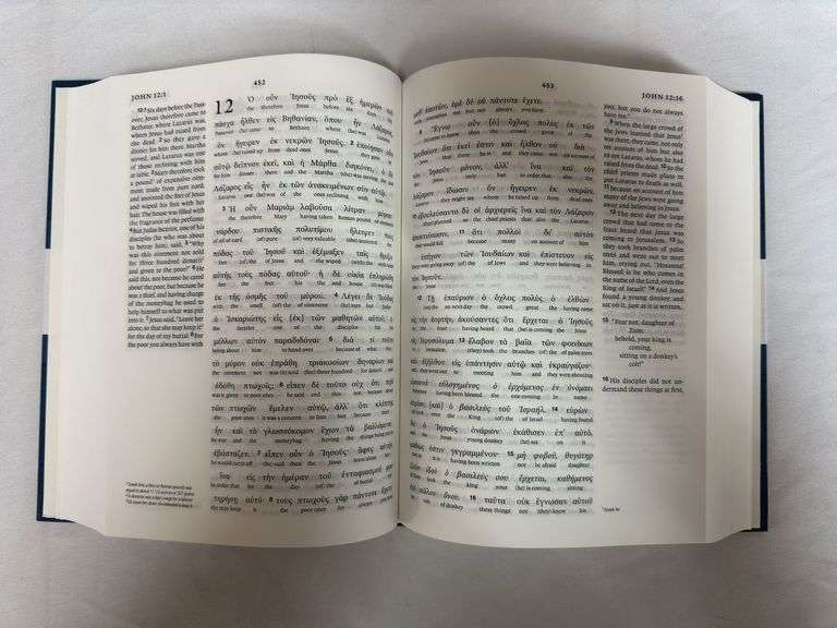 The Greek-English Interlinear ESV New Testament Hardcover