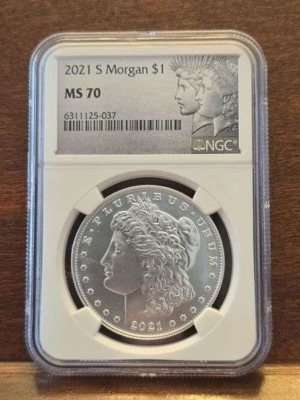 2021S MORGAN DOLLAR NGC MS70