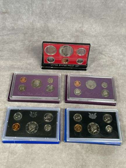 (5) Proof Sets – 1971,72,75,87,89