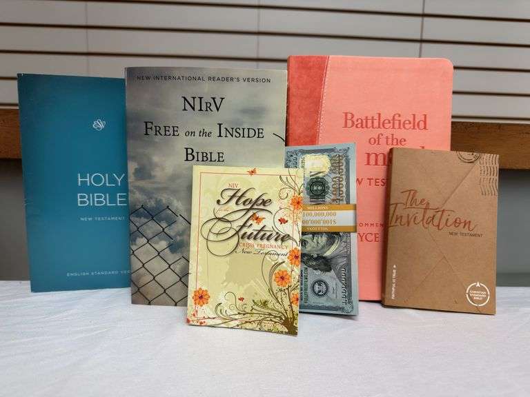 Free on the Inside Bible, ESV Holy Bible New Testament, NIV Hope for the Future Crisis Pregnancy New