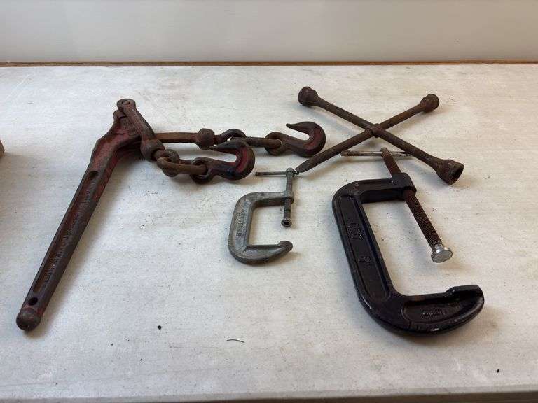 C-clamps , chain binder