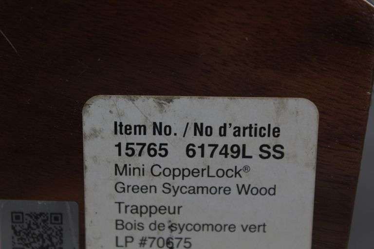 MINI COPPERLOCK GREEN SYCAMORE WOOD 61749L NEW IN BOX