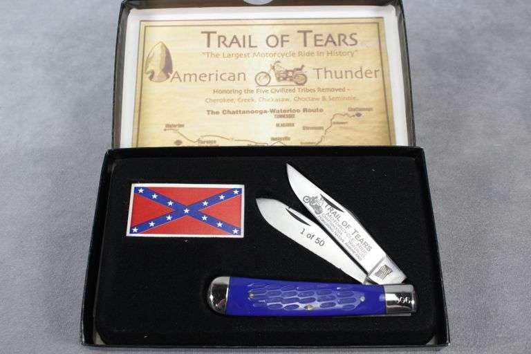 CASE XX COMMEMORATIVE TRAPPER TRAIL OF TEARS