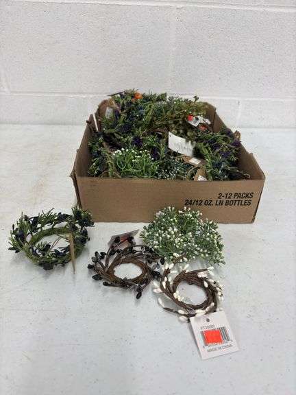 Tapered candle rings ( new)