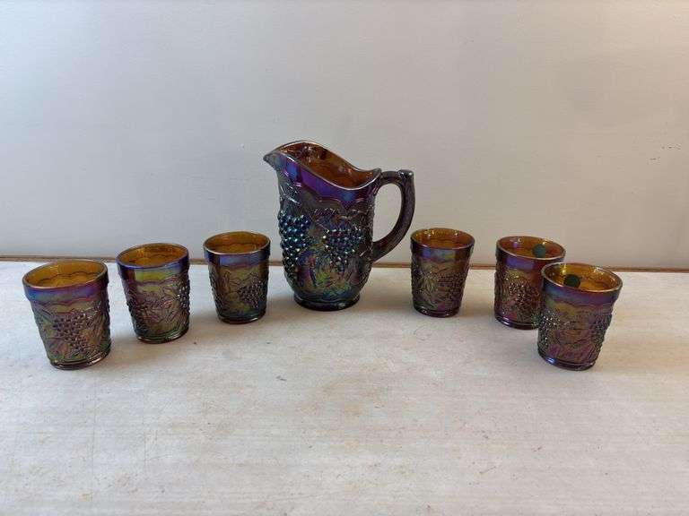 Imperial Grape design Pitcher Water set