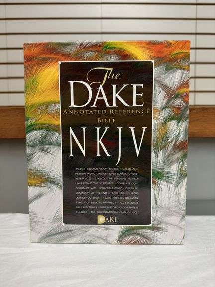 The Dake Annotated Reference Bible NKJV Black Leather Bonded