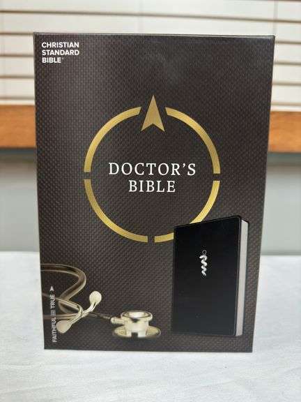CSB Doctors Bible Black Leather Touch, CSB EMS Bible Navy LeatherTouch
