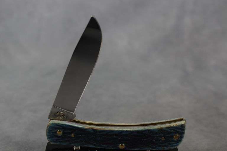 2019 CASE SOD BUSTER JR BURNT PURPLE BONE TRIBAL JIG 6137