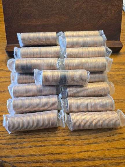 20 ROLLS ILLINOIS STATE QUARTERS BU