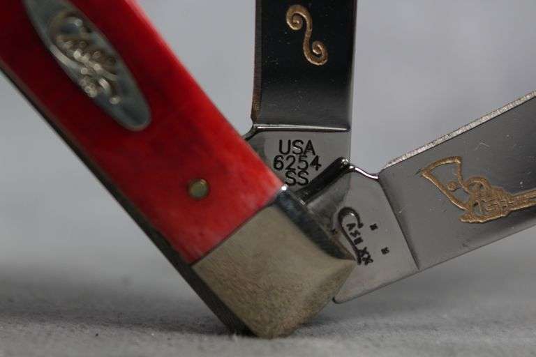 2015 CASE TRAPPER SMOOTH RED BARNBOARD JIG COLT .45 6254